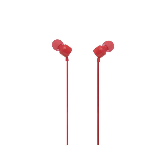 JBL TUNE110 Auriculares Intrauditivos Rojos con Micrófono