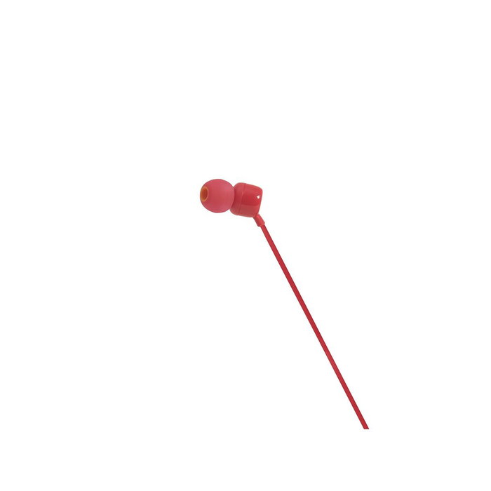 JBL TUNE110 Auriculares Intrauditivos Rojos con Micrófono