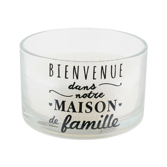 Home Deco Factory Vela en Bol de Cristal con Aroma a Ropa Fresca Home Deco Factory Vela en Bol de Cristal con Aroma a Ropa Fresca