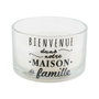 Home Deco Factory Vela en Bol de Cristal con Aroma a Ropa Fresca