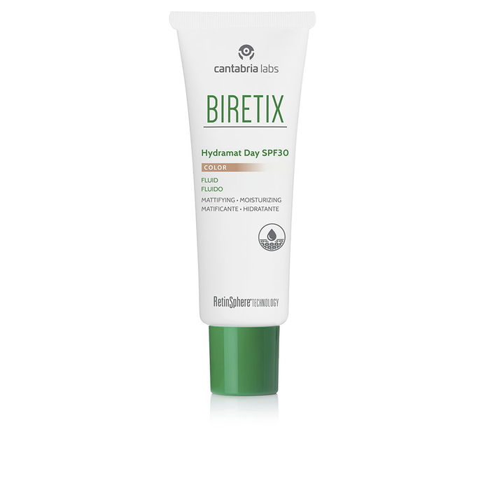 Biretix HYDRAMAT DAY Fluido con Color SPF30 50 ml para Pieles Grasas y con Tendencia Acneica Biretix HYDRAMAT DAY Fluido con Color SPF30 50 ml para Pieles Grasas y con Tendencia Acneica