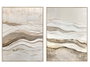 DKD Home Decor Cuadro Lienzo Abstracto Set de 2