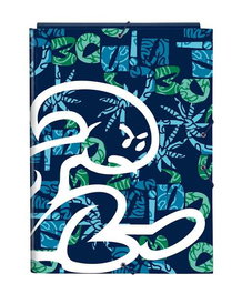 Carpeta El Niño Glassy Azul marino A4