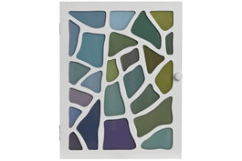 DKD Home Decor Guardallaves Guell Blanco
