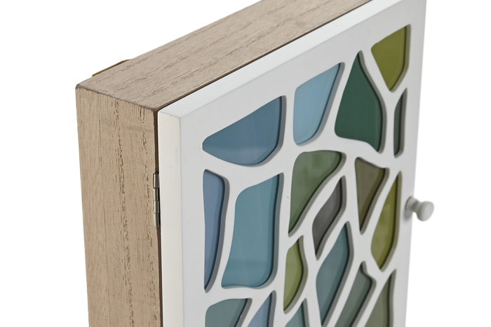 DKD Home Decor Guardallaves Guell Blanco