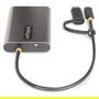 StarTech Adaptador USB-C a HDMI Doble (USB-C o A a 2x HDMI) - 4K 60Hz, 100W PD Passthrough, Cable de 30cm - DL6950