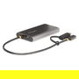 StarTech Adaptador USB-C a HDMI Doble (USB-C o A a 2x HDMI) - 4K 60Hz, 100W PD Passthrough, Cable de 30cm - DL6950