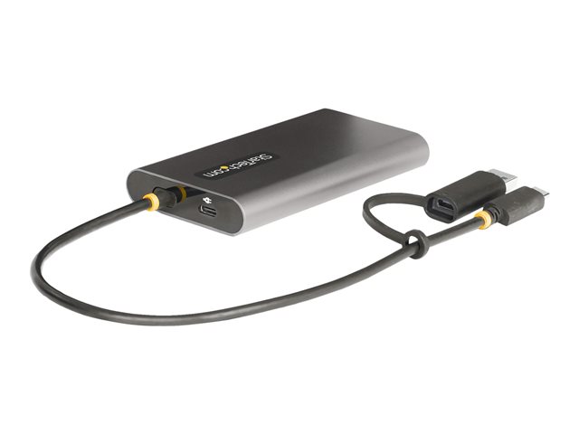 Startech Adaptador USB-C a HDMI Doble - USB Tipo C a 2 Monitores HDMI - 4K 60Hz PD 100W 30cm