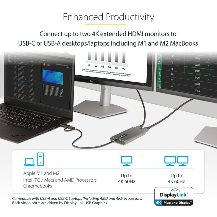 Adaptador USB-C a HDMI Startech 109B