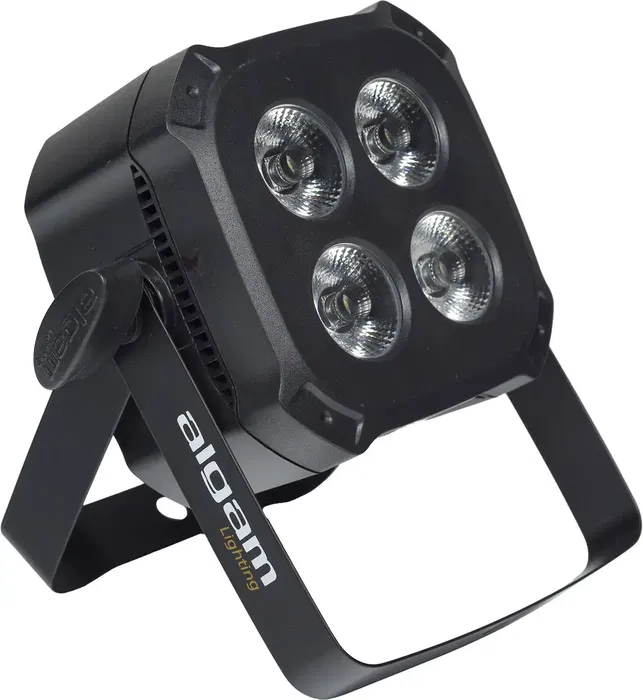 ALGAMLIGHT Mini Par LED 4 x 6W RGBW DMX Fiesta Evento Auto Musical