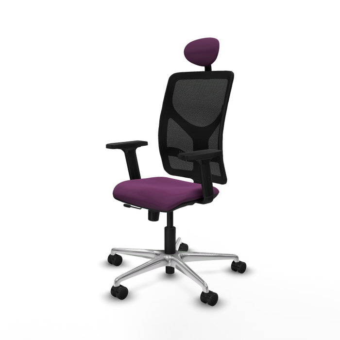 PIQUERAS Y CRESPO Silla de oficina Motilla con mecanismo Sincro/Traslack, Morado y Negro PIQUERAS Y CRESPO Silla de oficina Motilla con mecanismo Sincro/Traslack, Morado y Negro