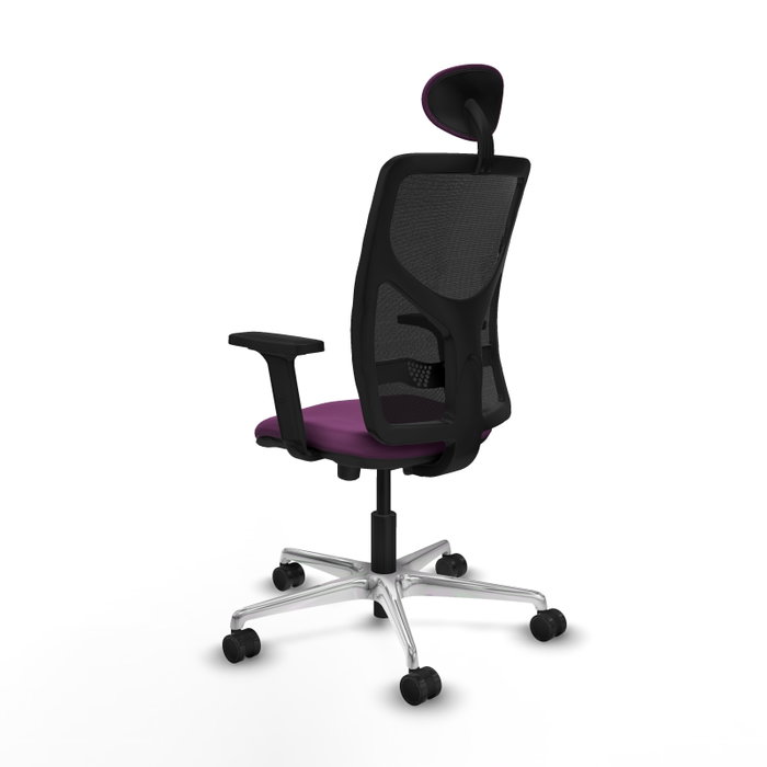 PIQUERAS Y CRESPO Silla de oficina Motilla con mecanismo Sincro/Traslack, Morado y Negro PIQUERAS Y CRESPO Silla de oficina Motilla con mecanismo Sincro/Traslack, Morado y Negro