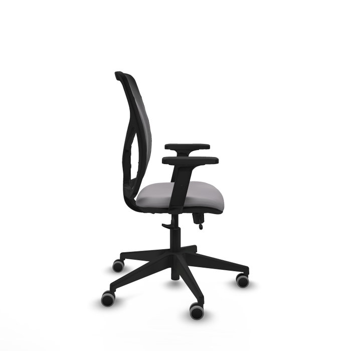 PIQUERAS Y CRESPO Silla de oficina Motilla Gris y Negro con Mecanismo Sincro/Traslack PIQUERAS Y CRESPO Silla de oficina Motilla Gris y Negro con Mecanismo Sincro/Traslack
