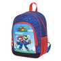 Toybags Mochila Super Mario, 32 x 25.5 x 11 cm, 2 Bolsillos Laterales, Interior Forrado y Personalizado, Textil, Edad 7 años, Idioma Español