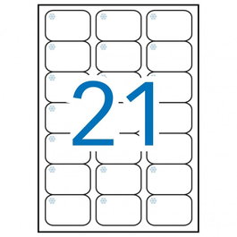 Apli Etiquetas Adhesivas para Congelador 63,5 x 38,1 mm, 210 unidades