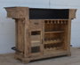 DKD Home Decor Mueble Bar Natural Negro 61 x 107 x 152 cm