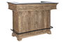 DKD Home Decor Mueble Bar Natural Negro 61 x 107 x 152 cm