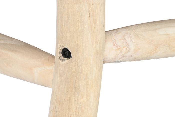 DKD Home Decor Mesa Horeca Balines Teca Natural 133 x 65 x 105 cm