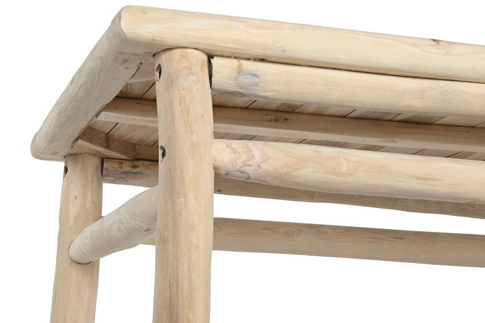 DKD Home Decor Mesa Horeca Balines Teca Natural 133 x 65 x 105 cm