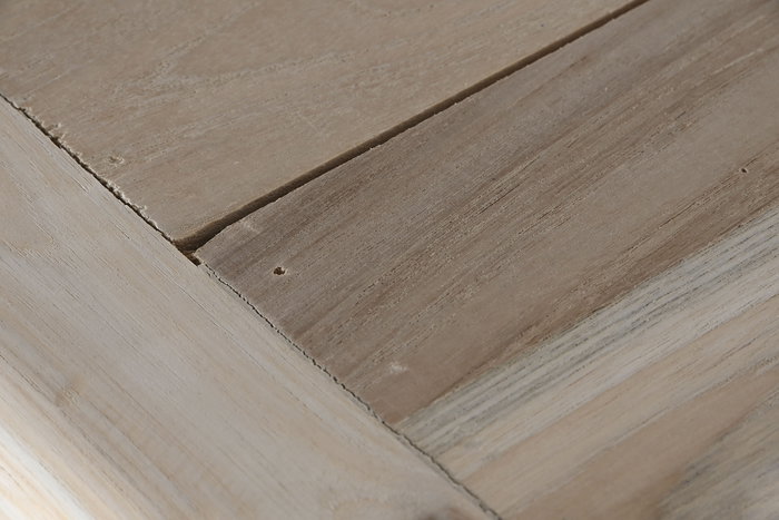 DKD Home Decor Mesa Horeca Balines Teca Natural 133 x 65 x 105 cm