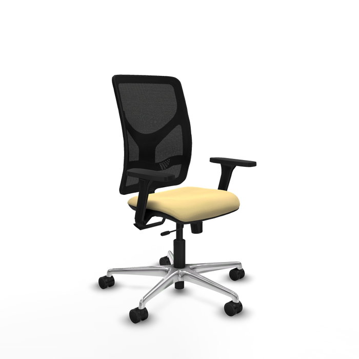 PIQUERAS Y CRESPO Silla de oficina Motilla con Mecanismo Sincro/Traslack Crema y Negro PIQUERAS Y CRESPO Silla de oficina Motilla con Mecanismo Sincro/Traslack Crema y Negro