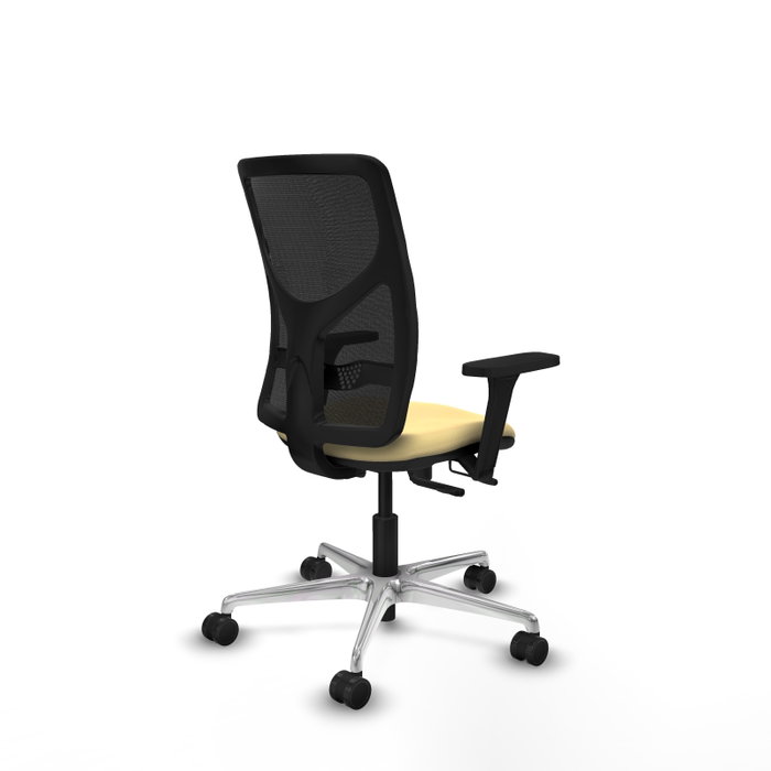PIQUERAS Y CRESPO Silla de oficina Motilla con Mecanismo Sincro/Traslack Crema y Negro PIQUERAS Y CRESPO Silla de oficina Motilla con Mecanismo Sincro/Traslack Crema y Negro
