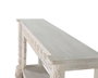GINER Y COLOMER Consola de Madera de Mango Blanco Envejecido 180 cm
