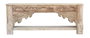 DKD Home Decor Consola de Madera con Tallas Antiguas Natural