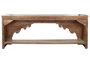 DKD Home Decor Consola de Madera con Tallas Antiguas Natural