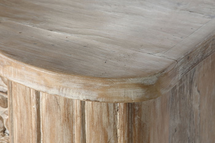 DKD Home Decor Consola de Madera con Tallas Antiguas Natural