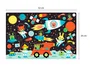 APLI Puzle Educativo Espacio Glow in the Dark 60 Piezas