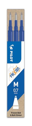 Pilot Recambio Bolígrafo Frixion Ball Azul Pack de 3 Pilot Recambio Bolígrafo Frixion Ball Azul Pack de 3