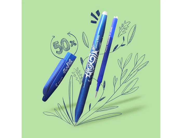 Pilot Frixion Ball Recambio Bolígrafo Azul Caja de 3 Unidades 0.7mm