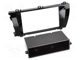 ACV Bastidor de montaje de radio 2 DIN negro para Toyota Corolla sedan (E170) 2014+