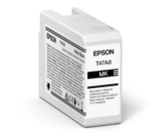 Epson T47A8 Cartucho de Tinta UltraChrome Pro10 Negro Mate 50 ml. Regards: SC-P900, P906