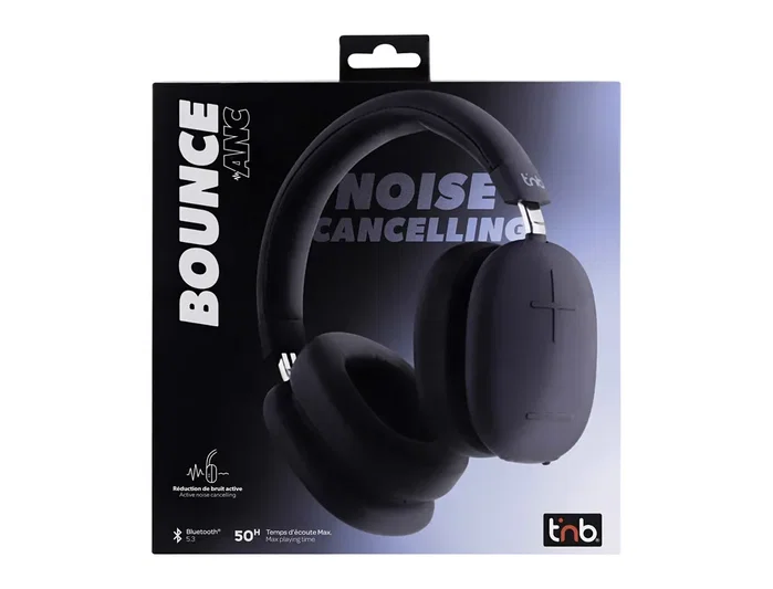 TNB BOUNCE Auriculares Bluetooth con cancelación activa de ruido Azul oscuro