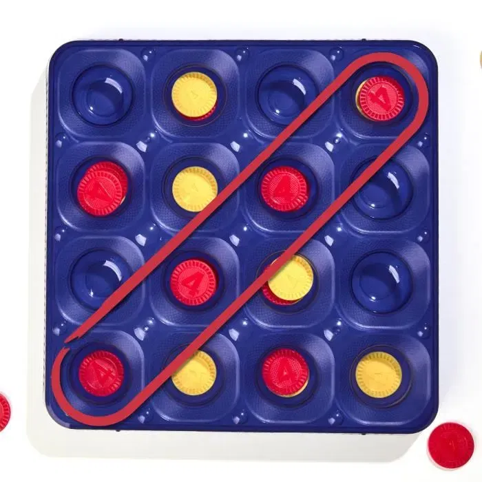 Hasbro Gaming Connect 4 Madness, Juego Familiar en Grupo para Niños y Adultos, Rebota en Grupos de 4 para Ganar, a partir de 8 Años