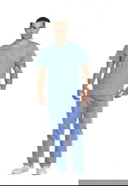 Cherokee Pijama Casaca Y Pantalon Azul Claro Talla M