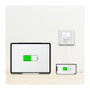 LogiLink Cargador USB-A/C 65 W GaN, 1x USB-A (QC), 1x USB-C (PD), Blanco