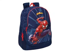 Mochila Escolar Spider-Man Azul 32 x 44 x 16 cm