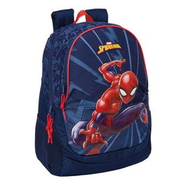 Mochila Escolar Spider-Man Azul 32 x 44 x 16 cm