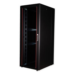 ROLINE Bastidor de Red Rack Pro de 19 Pulgadas, 42 HE, Negro, Vidrio, 800x1000x2053 mm, Capacidad 600 kg, 130.6 kg, Referencia 26.21.0233