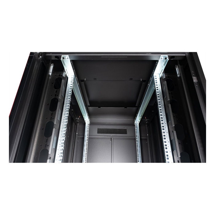 ROLINE Bastidor de Red Rack Pro de 19 Pulgadas, 42 HE, Negro, Vidrio, 800x1000x2053 mm, Capacidad 600 kg, 130.6 kg, Referencia 26.21.0233