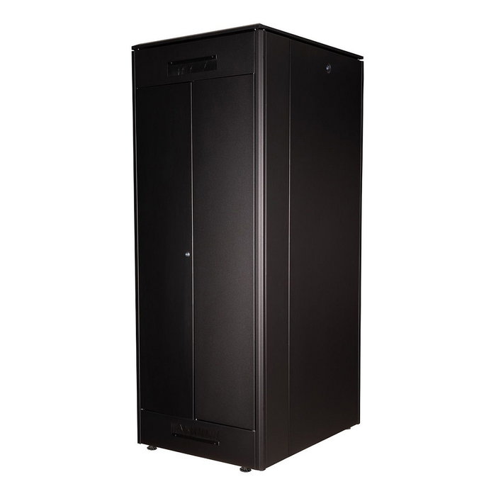 ROLINE Bastidor de Red Rack Pro de 19 Pulgadas, 42 HE, Negro, Vidrio, 800x1000x2053 mm, Capacidad 600 kg, 130.6 kg, Referencia 26.21.0233