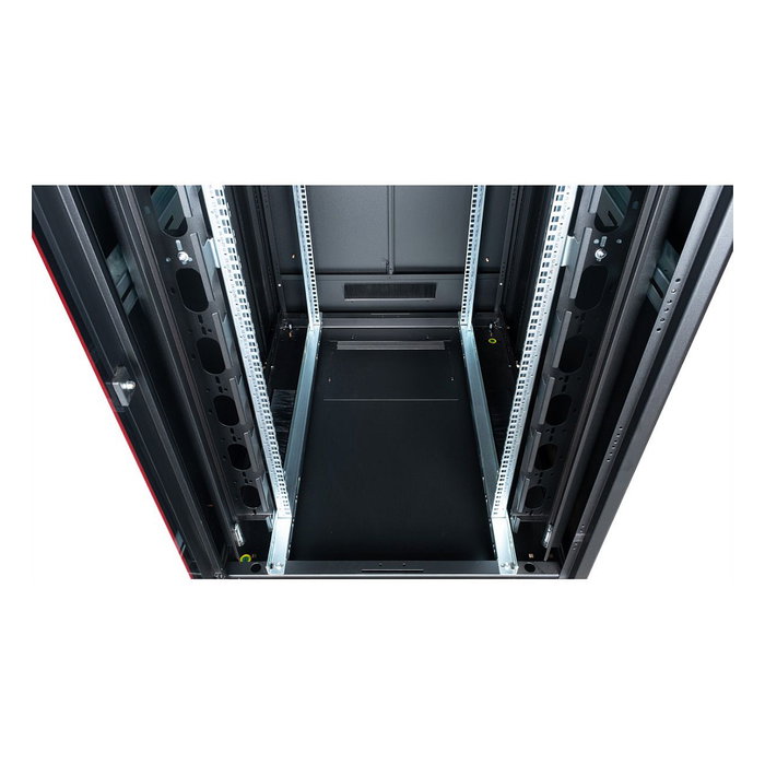 ROLINE Bastidor de Red Rack Pro de 19 Pulgadas, 42 HE, Negro, Vidrio, 800x1000x2053 mm, Capacidad 600 kg, 130.6 kg, Referencia 26.21.0233