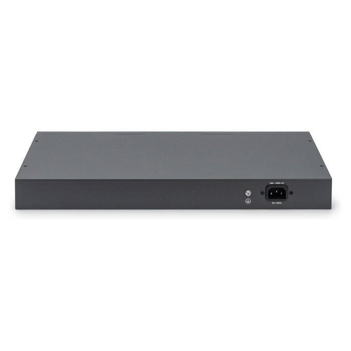 Digitus Switch 19" 24-Port Gigabit L3 Managed +4x SFP+ Uplink Negro 1U Rackmount 128 Gbit/s
