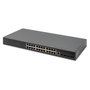 Digitus Switch 19" 24-Port Gigabit L3 Managed +4x SFP+ Uplink Negro 1U Rackmount 128 Gbit/s