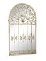 DKD Home Decor Espejo de Metal Ventana Envejecido Blanco 55x3x103,5 cm