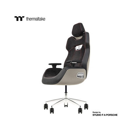 Thermaltake ARGENT E700 Ice Grey Metallic Alcantara Leather Chair