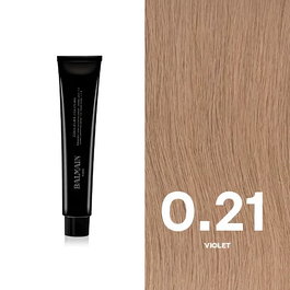 Couleurs Couture, Crema tonificadora para coloración del cabello, 0.21 Violet, 60 ml